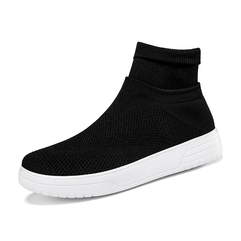 Hot Men Casual Sneakers Outdoor Sports Walking Breathable Slip-on High Quality Socks Shoes Mans Sneaker Wear-resistant Designed