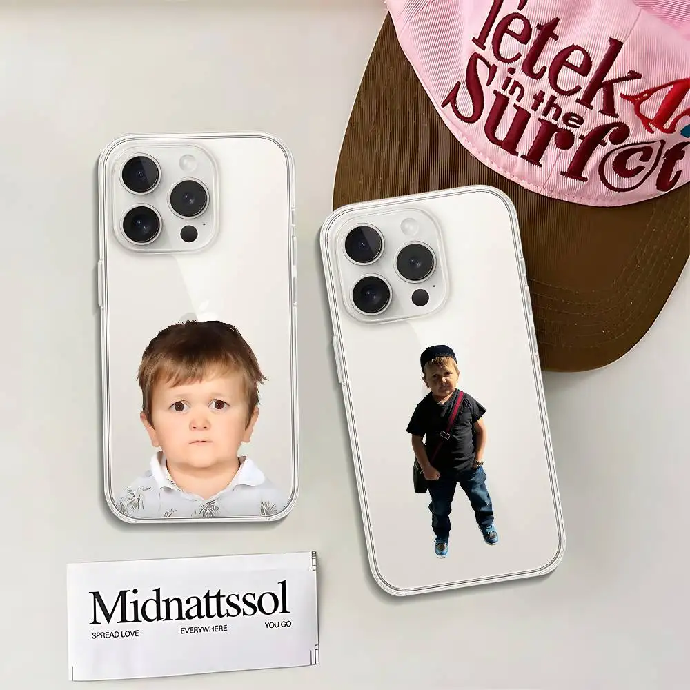 Funny Babaite Hasbulla Phone Case For iPhone 17 16 15 11 12 14 13 Pro Max Mini X XS XR 7 Plus SE 16E Air Shockproof Soft Cover