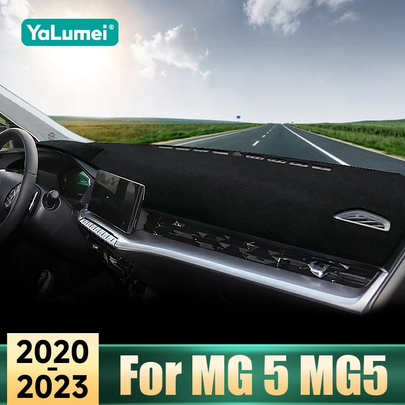 Für MG 5 MG5 2020 2021 2022 2023 Auto-Armaturenbrett-Abdeckung Lichtschutzmatte Anti-UV-Schutz Sonnenschutzmatte Rutschfeste Teppiche Zubehör