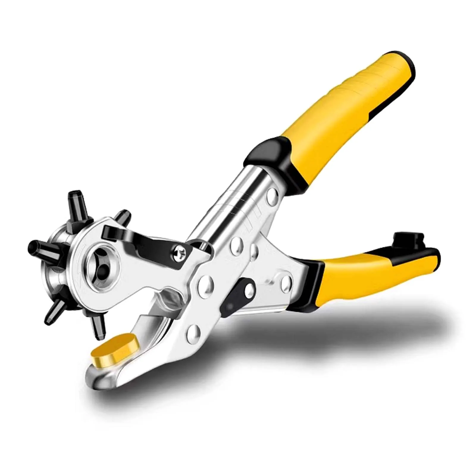 

Double Leverage Labor-Saving Belt Hole Punch Pliers, Household Leather Bag Shoulder Strap Watch Strap Punching Pliers