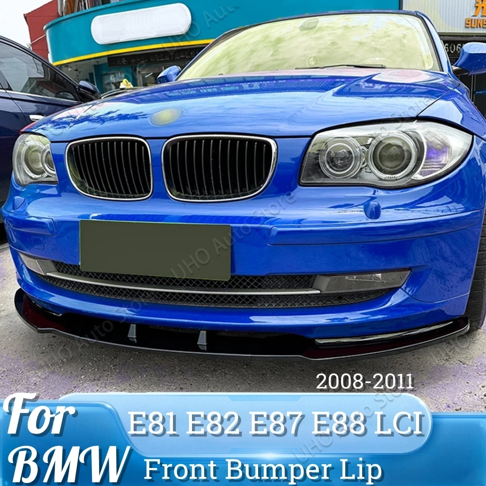 Front Bumper Lip Splitter For BMW 1 Series E81 E82 E87 E88 LCI 2008-2011 116i 118i 120i 125i 128i 130i 135i 116d 118d 120d 123d