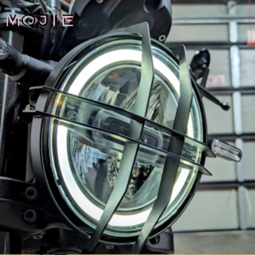 

For for HUSQVARNA Svartpilen 401 / 250 2017-2023 Motorcycle Stainless Headlight Protector Grille Guard Cover Protection Grill