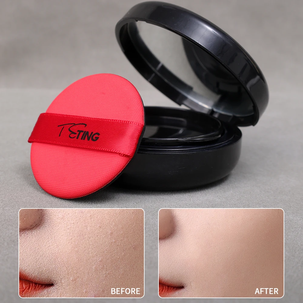 New Red Cosmetic Puffs Air Cushion Powder Puff Foundation Make-up Partner Dry Wet Use Tools Maquiagem Super Soft Face Make Up