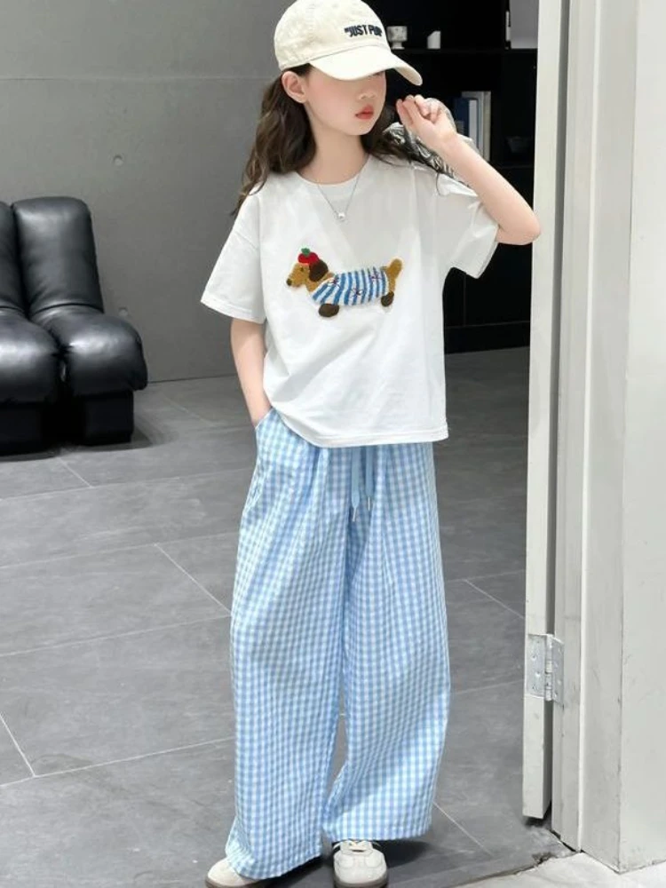

Girly Clothes Boutique Kids Clothing Elementary Girl Summer Cartoon Children's Fashion Sets Outfit Child Set Tweens Girls Girls'