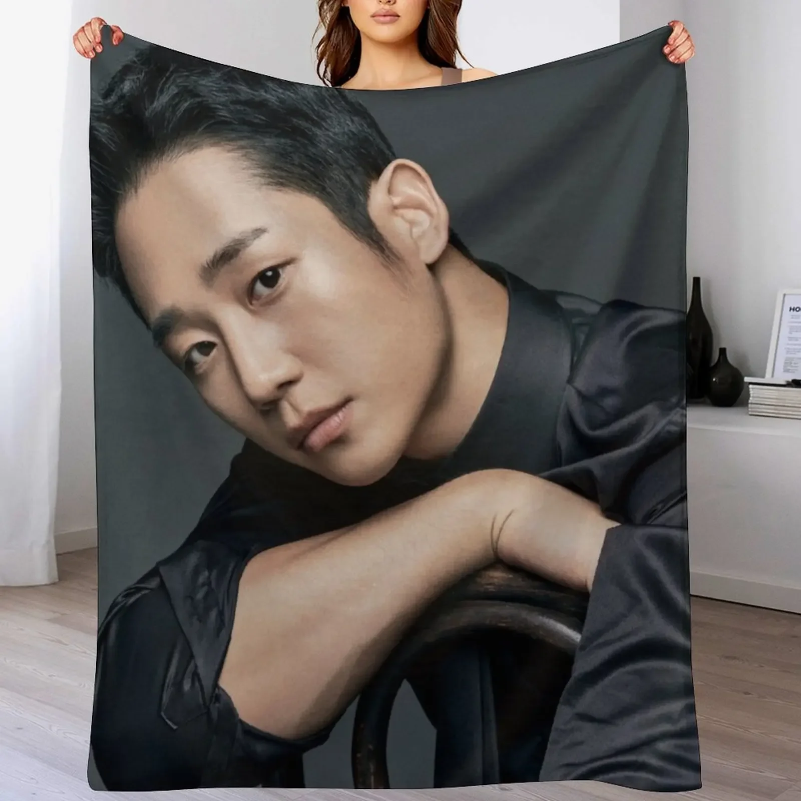 

Jung Hae In Throw Blanket Stylish Couch Blanket for Home Living Room