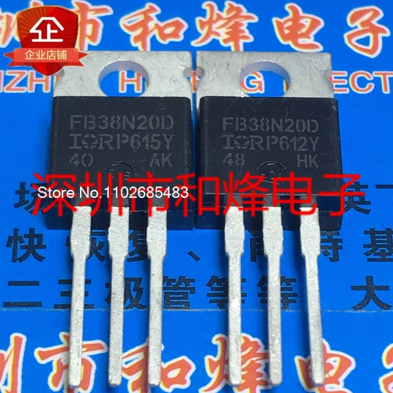 (5PCS/LOT) IRFB38N20D FB38N20D  TO-220 200V 44A