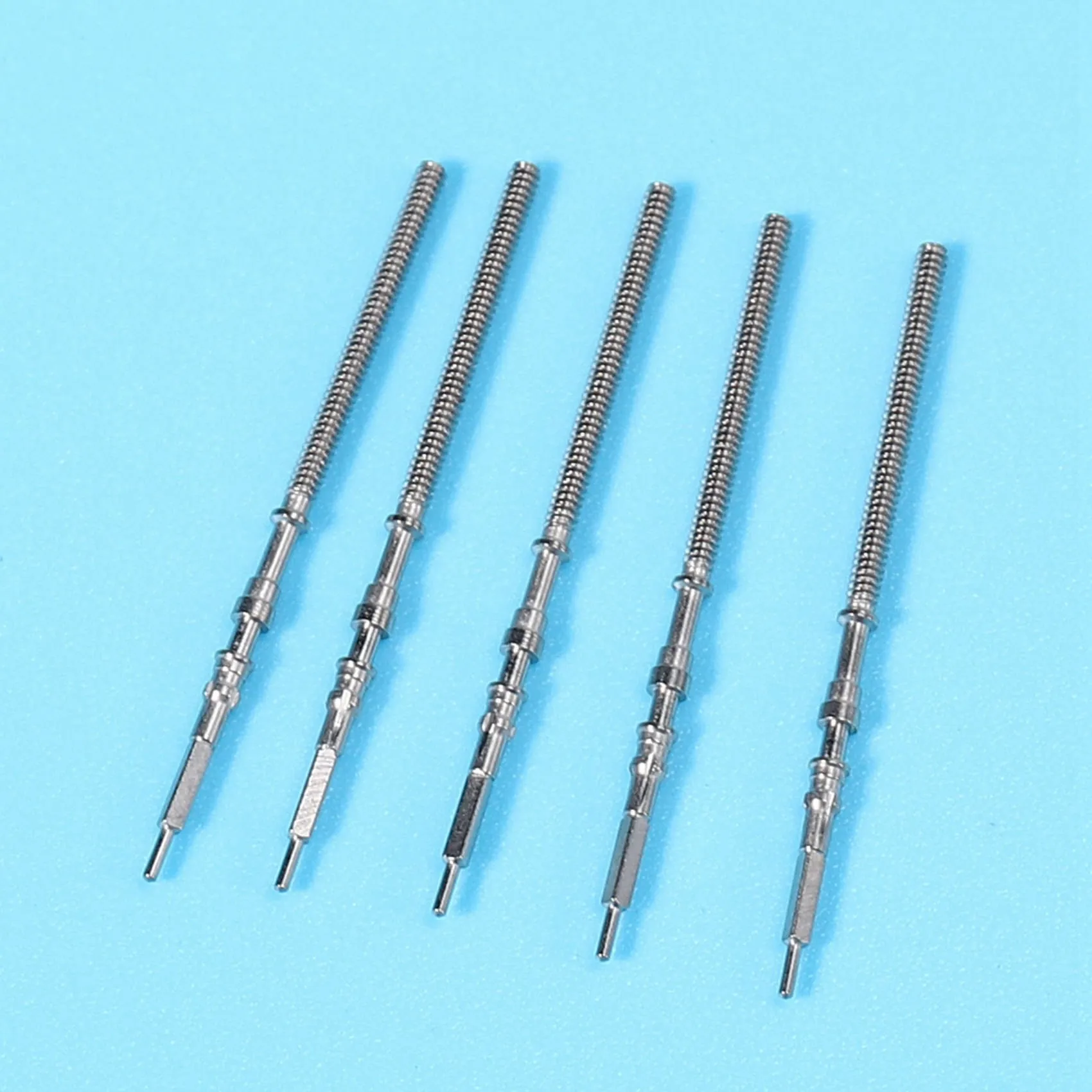 

ABHB-30Pcs Movement Watch Steel Stem Crown Kit Watch Of Parts NH35 NH36 NH38 NH39 Movement Watch Stem Spare Parts