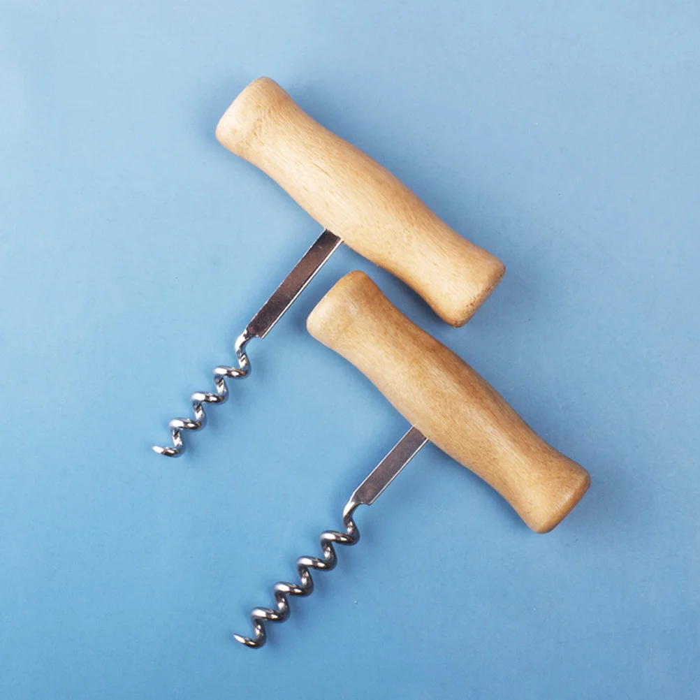 

4pcs Red Wine Bottle Opener Manual Metal Wine Opener Portable Kitchen Gadget For Camping Travel Household Multi-Functional