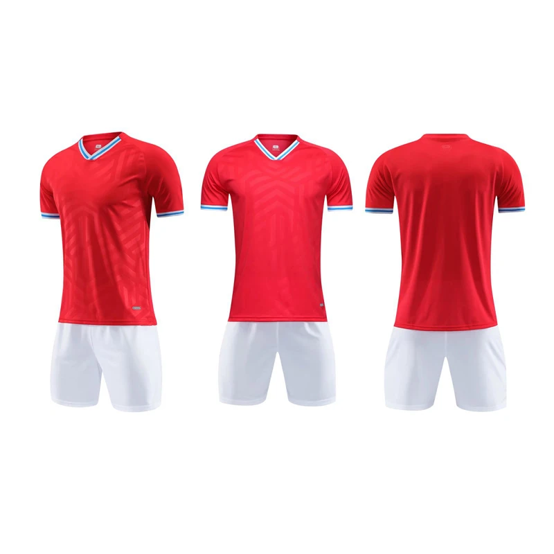 Football uniform customization Football training jersey DIY Adults and Kid Soccer Clothes jersey Sets Short Sleeve Tracksuit