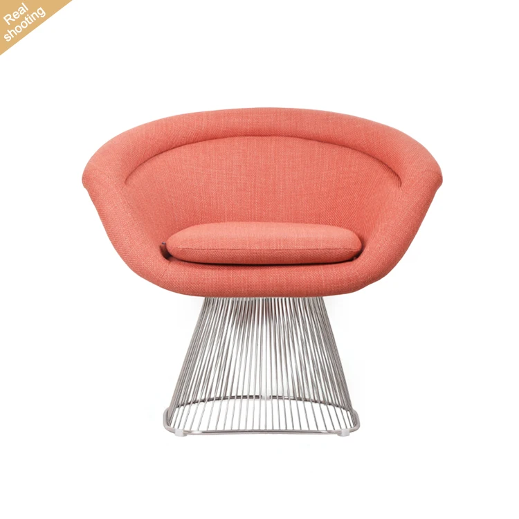 

Modern Round Fabric Leisure Sofa Chair Living Room Lounge Chairs for Home Hotel Salon Villa