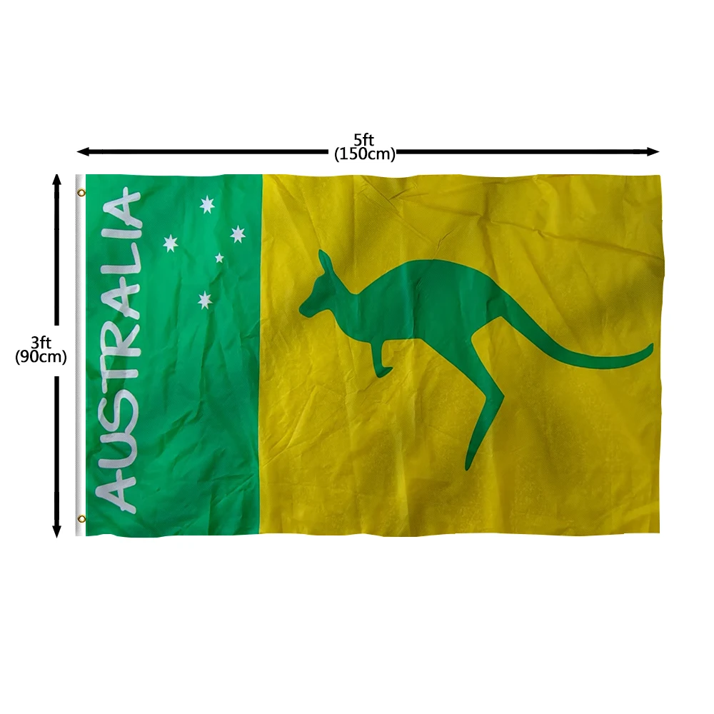 Flagicts 100% Polyester Australian kangaroo Flags