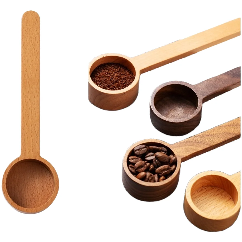 Black Walnut Wood For Coffee Measuring Spoon for Measuring For Coffee Beans Tea Flour and Other Dry Ingredients Accurately