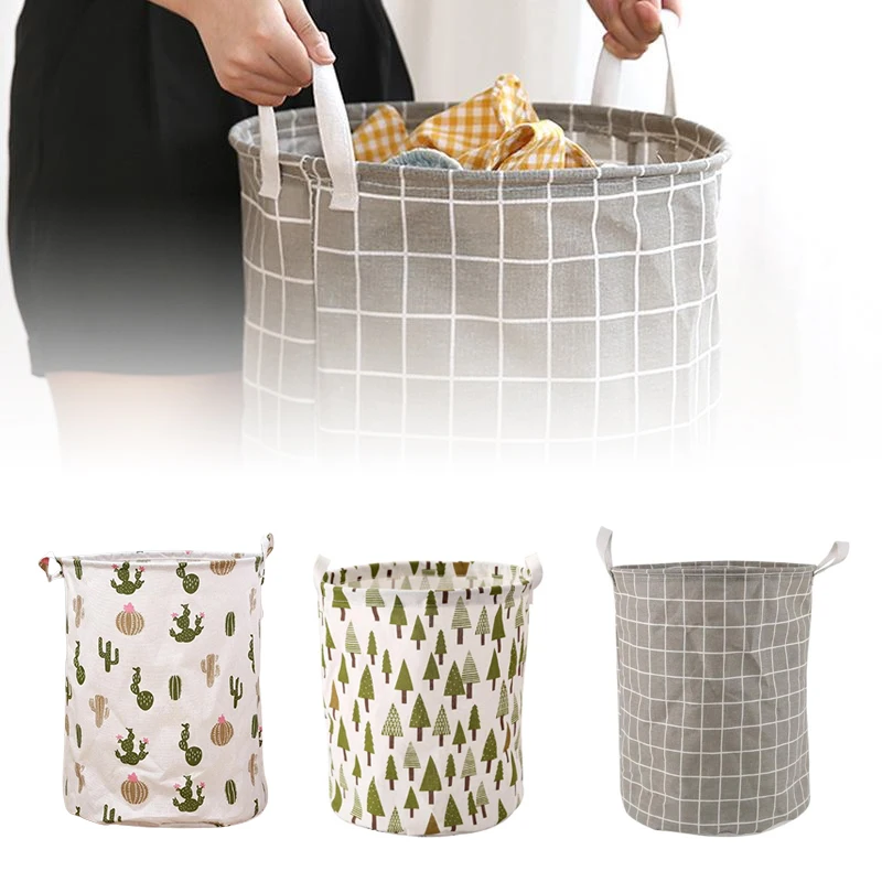 Household Bathing Changing Clothes Basket Dormitory Dirty Clothes Baskets Clothes Waterproof Storage For Home Bathroom Laundry