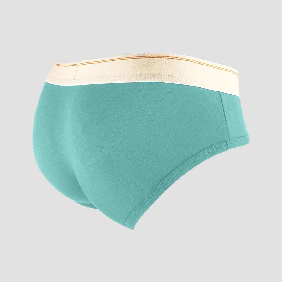 Men's pure cotton breathable and comfortable triangular underpants, mid-waist, skin-friendly and soft, teenagers' underpants image 3