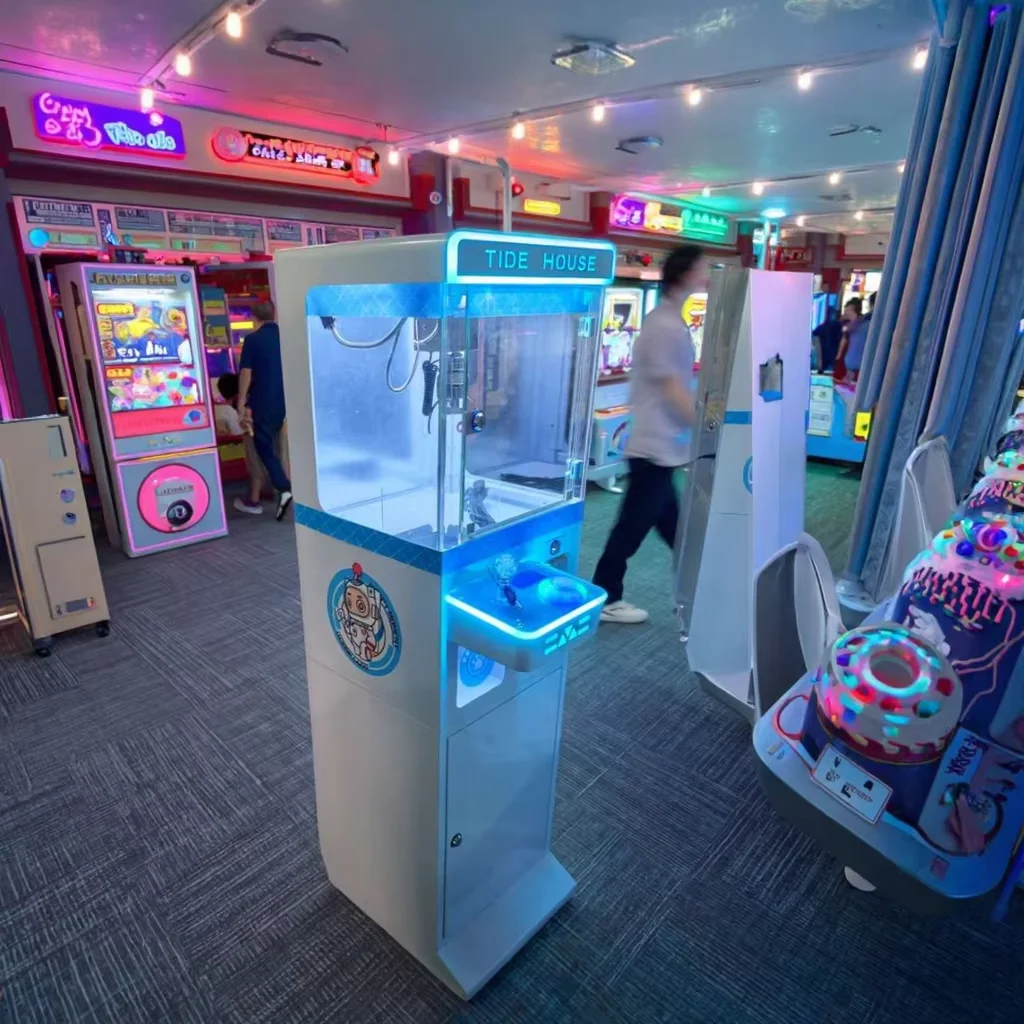

Small Coin Pusher Toy Cheap Plush Dolls Claw Crane Machine Arcade Vending Bill Acceptor Fun Toy