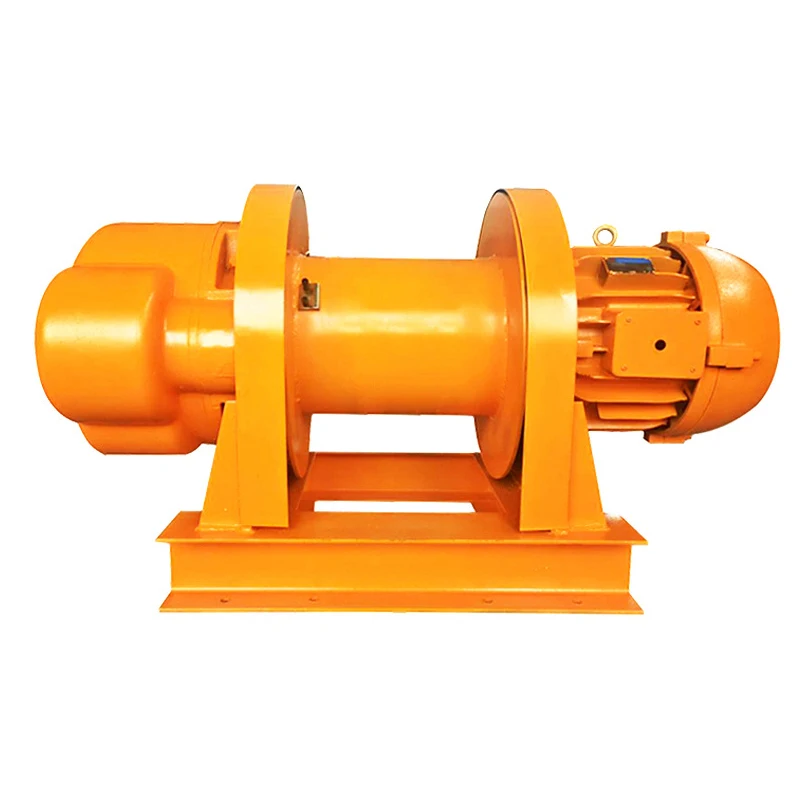 Portable electric winch 220V/380V c vehicle room  wire rope hoist 2 tons remote control  winch