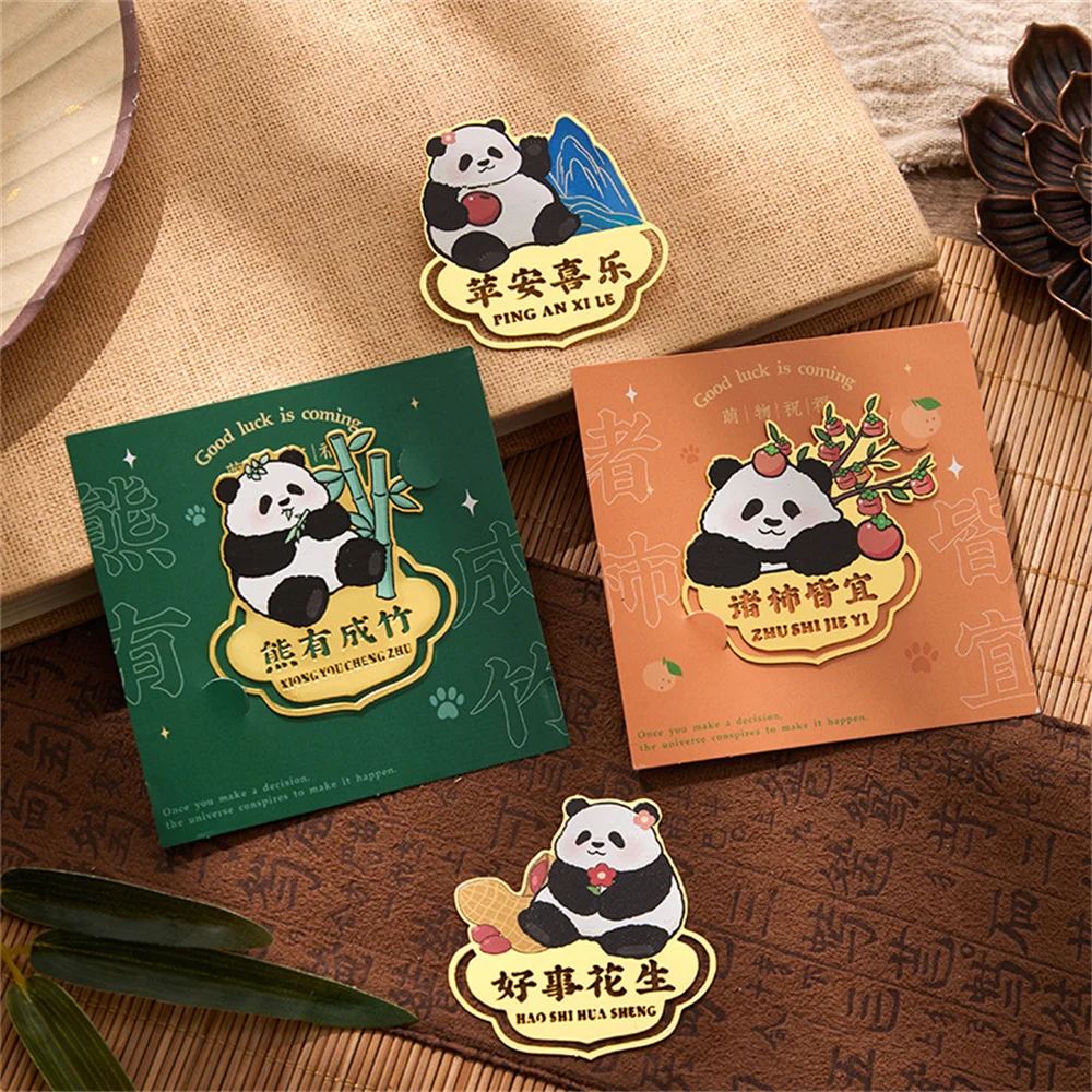Cartoon Panda Bookmark Metal Insert Book Clips Book Page Holder Creative Student Gifts Stationery School Office Supplies 2024