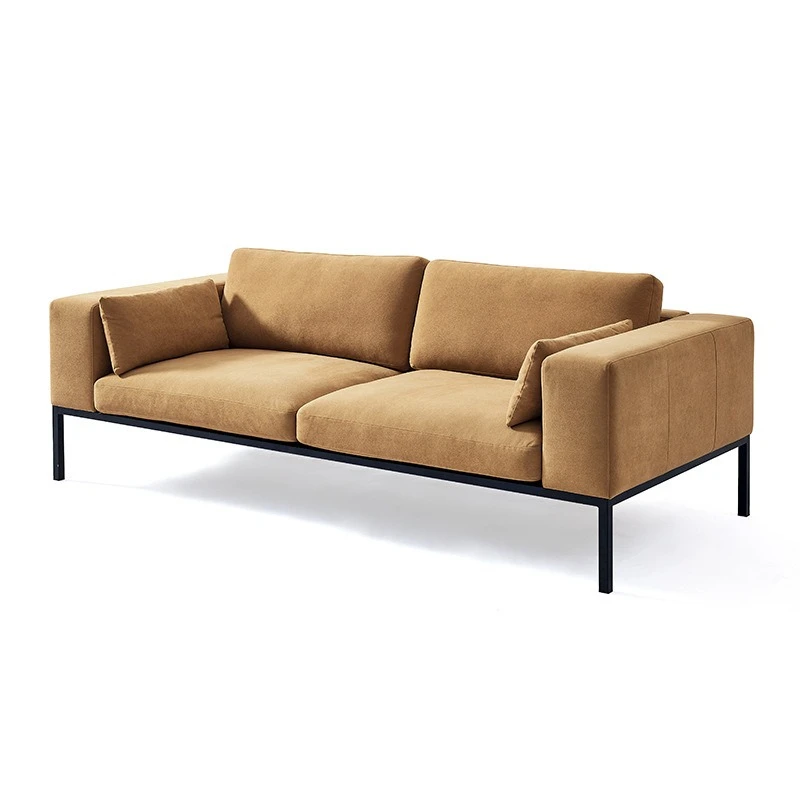 Nordic style, modern simplicity, fabric sofa, double sofa