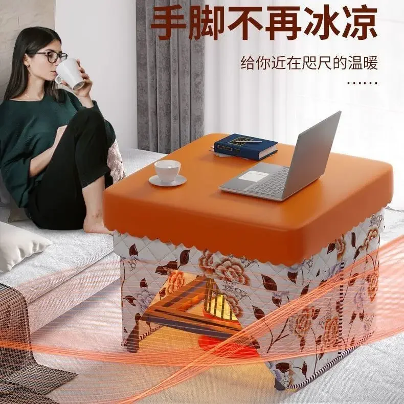 Fire  Household stove shelf integrated dining  Dormitory winter heating  New square folding