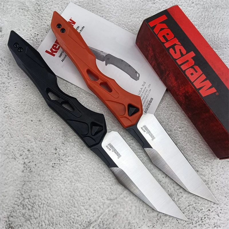 KS 7650 Pocket Folding Knife 8Cr13Mov Blade Nylon Fiberglass Handle Outdoor Jungle Knife Camping Tactical Self Defense EDC Tool