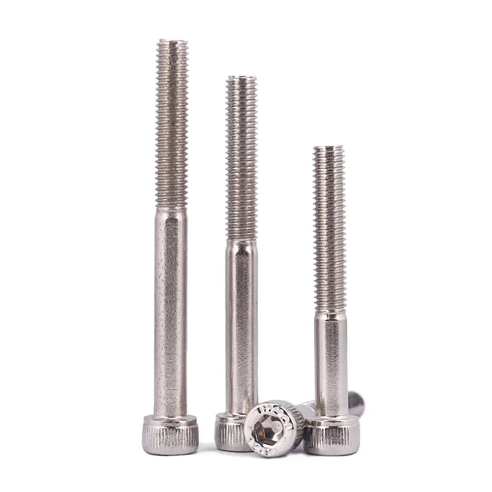 

M3-M12 Grade 12.9 Alloy Steel Nickel Plated Cap Head Half Thread Hexagon Socket Screw Partial Thread Allen Hex Socket Screws