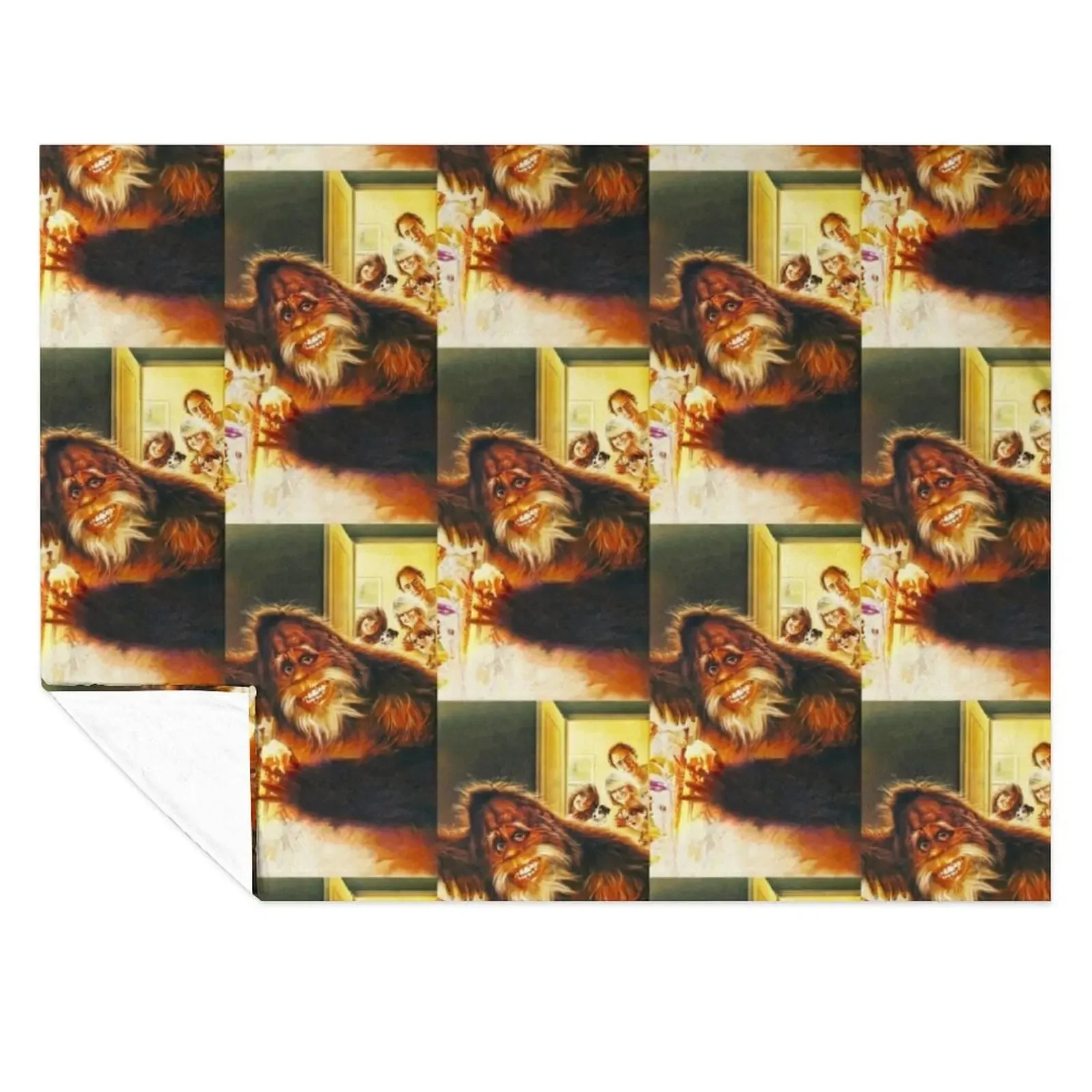 

Harry and the Hendersons Throw Blanket Thins Large bed plaid Bed linens Blankets