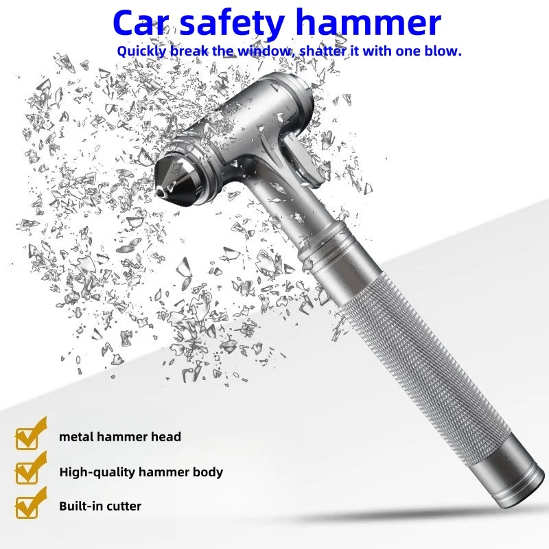 

Для автомобильного молотка безопасности, металлический многофункциональный оконный выключатель из вольфрамовой стали, автомобильный подводный спасательный пожарный аварийный молоток