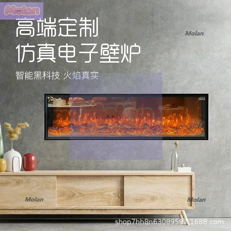 

Electronic fireplace simulation flame decorative cabinet household instant heater