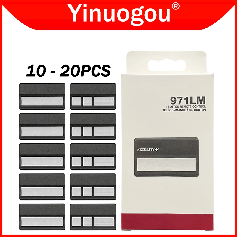 Chamberlain LiftMaster Security+ 971LM 972LM 973LM 974LM فتاحة باب المرآب عن بُعد التحكم عن بُعد 390 ميجا هرتز للزر البرتقالي الأحمر