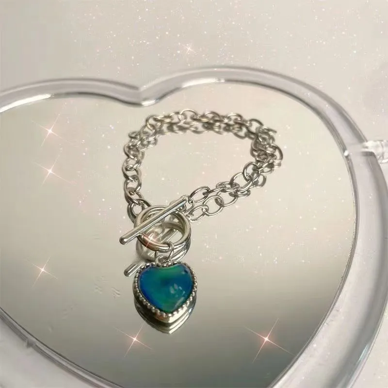 Luxury Bracelet High-End Heart Bracelet Women'S Bracelet Comfortable For Anniversary Gift Daily Use Best Friend Jewelry