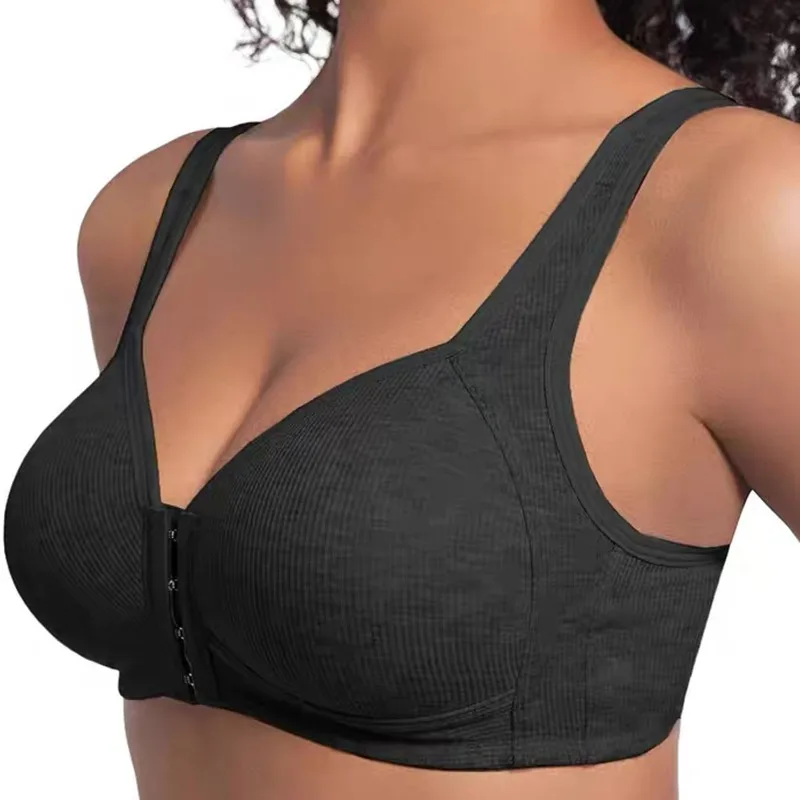 حمالة صدر لاسلكية للإغلاق الأمامي لعام 2025، حمالة صدر فائقة النعومة للنساء بدون سلك داخلي، دعم كامل للاستخدام طوال اليوم، ملابس يومية مريحة #3