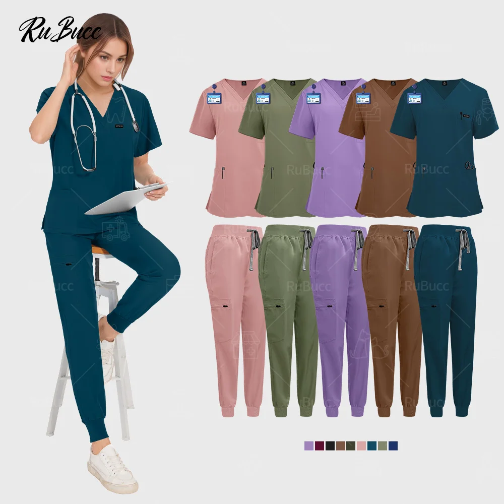 Pet Hospital Medical Uniforms Dental Clinic Nurse Accessories Operating Room Stylish Suit for Doctor Nurse Beauty Salon Workwear