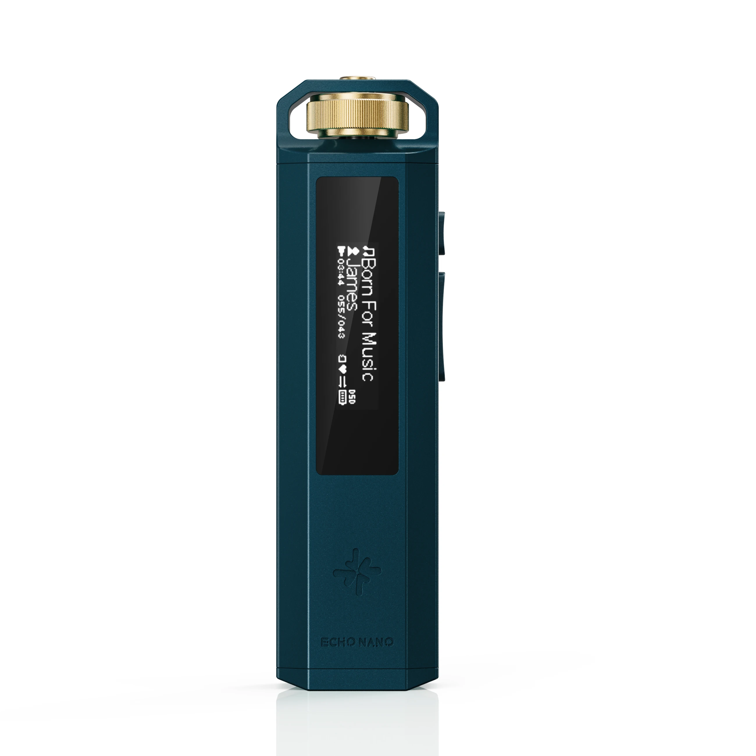 FiiO ECHO NANO Retro muziekspeler, zakformaat HiFi MP3-speler met OLED-display, USB DAC, verliesvrije audio