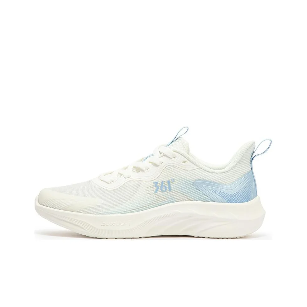 361 Slip Resistant Abrasion Resistant Low top Running Shoes Men's White Blue 672422244/