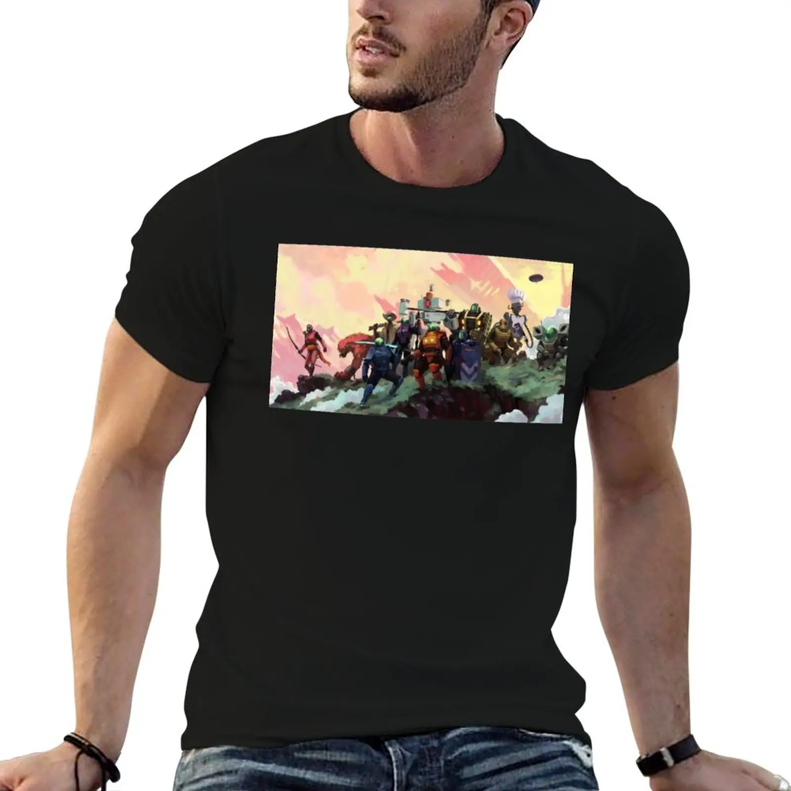 Risk of Rain 2Premium Scoop T-Shirt Trend Art Print T-Shirt
