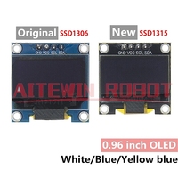0.96 inch IIC Serial 4pin White/Blue/Yellow Blue/Yellow OLED Display Module 128X64 12864 LCD Screen Board for arduino oled