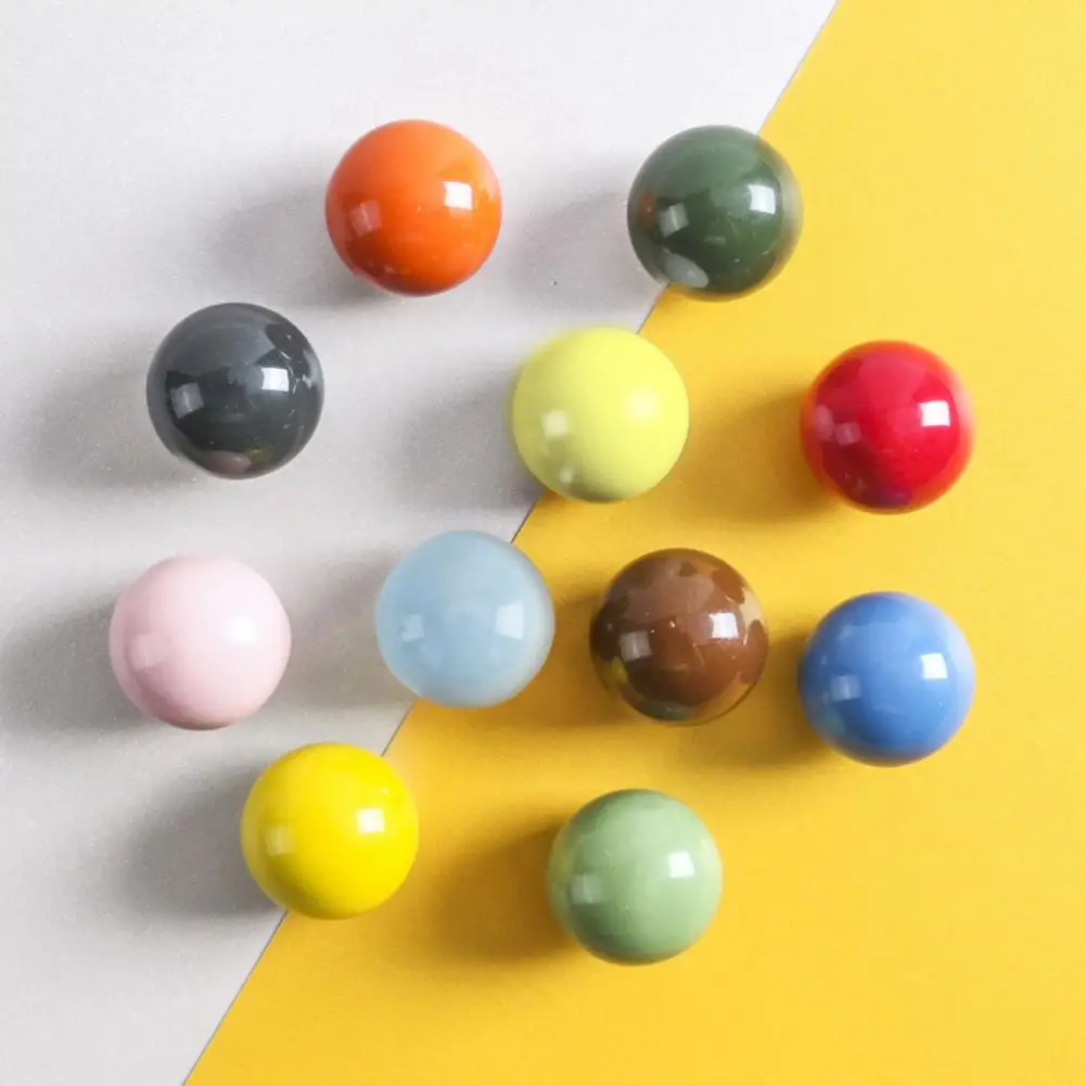 Modern Furniture Hardware Colorful Ceramic Ball Knobs Modern Round Drawer Pulls Stylish Cabinet Handles for Wardrobes Furniture