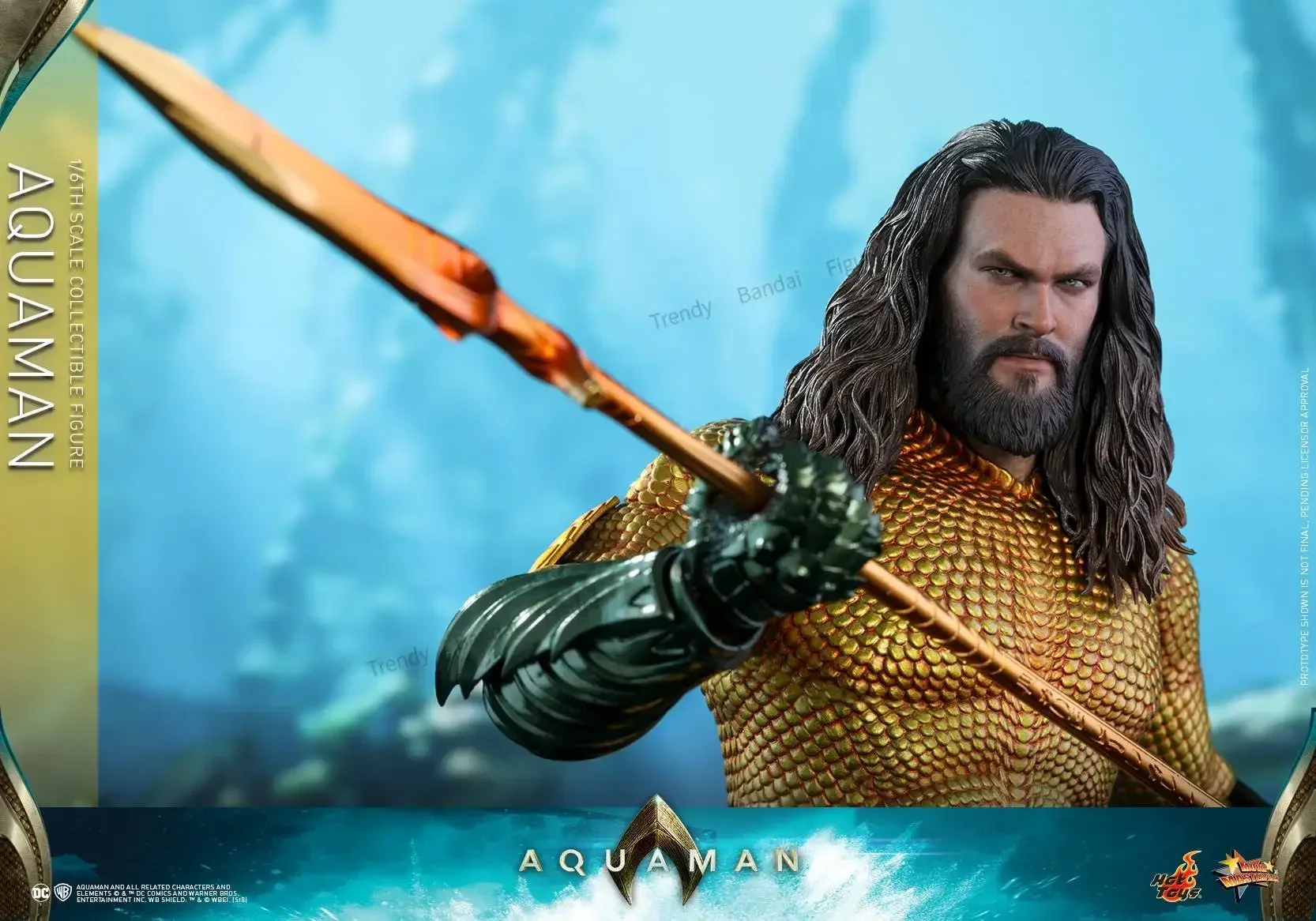 Figurine d'action de la ligue de la justice d'Aquaman, jouets modèles animés, cadeau de soldat passe-temps, en stock, Hottoys 1/6, 2.0, MMS518