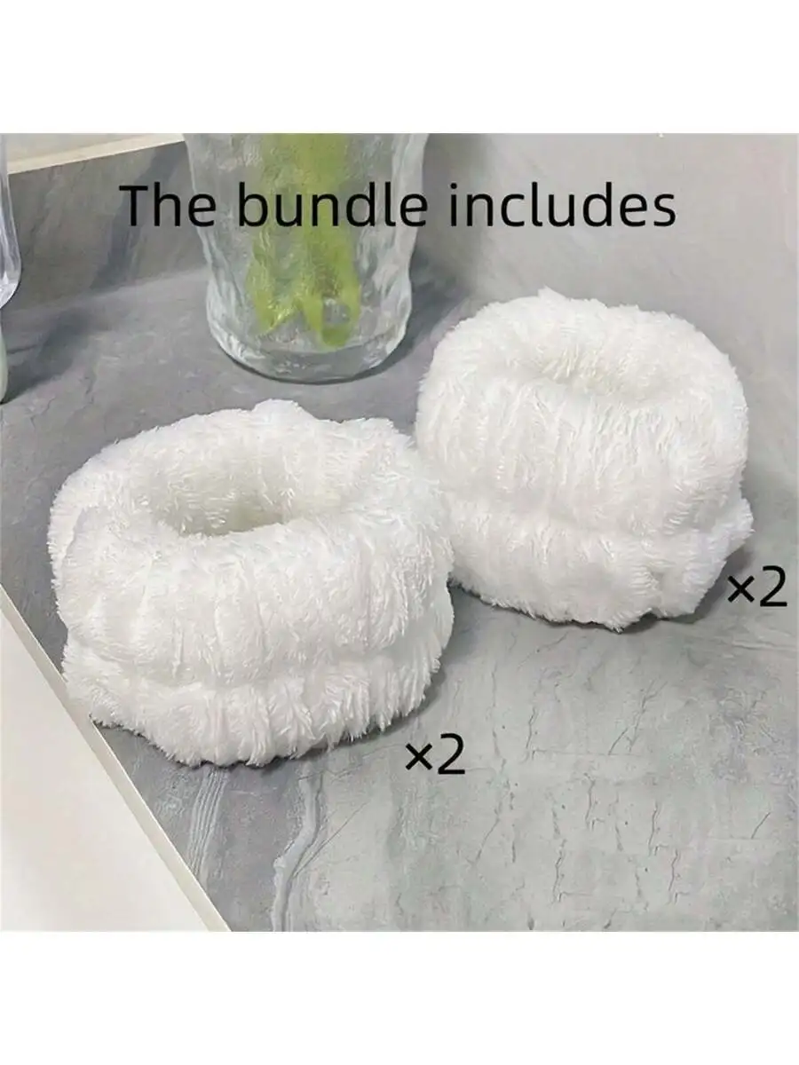 

Reusable Soft Absorbent Wrist Towel Bands For Face Washing Makeup Sports