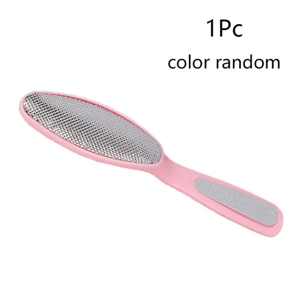 Portable Stainless Steel Heel Scrub Tool Handheld Multifunctional Foot Grinder Callus Remover Rubbing Board Foot Care Tool