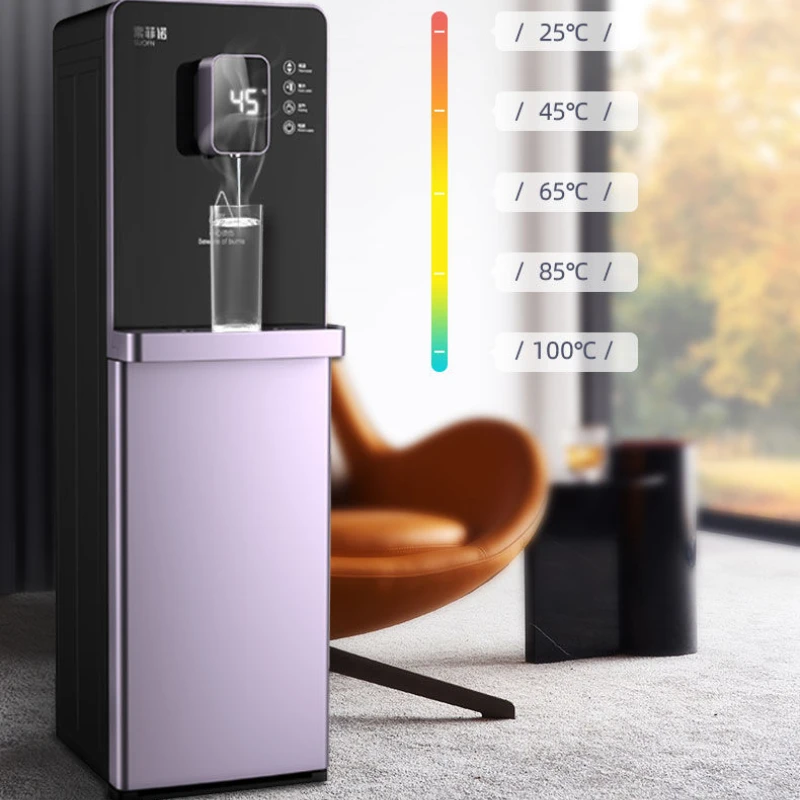 อัตโนมัติด้านล่างถังแนวตั้งเย็นและน้ำร้อนร้อนทันที Dispenser เครื่องจ่ายห้องครัวไฟฟ้าเครื่องดื่ม