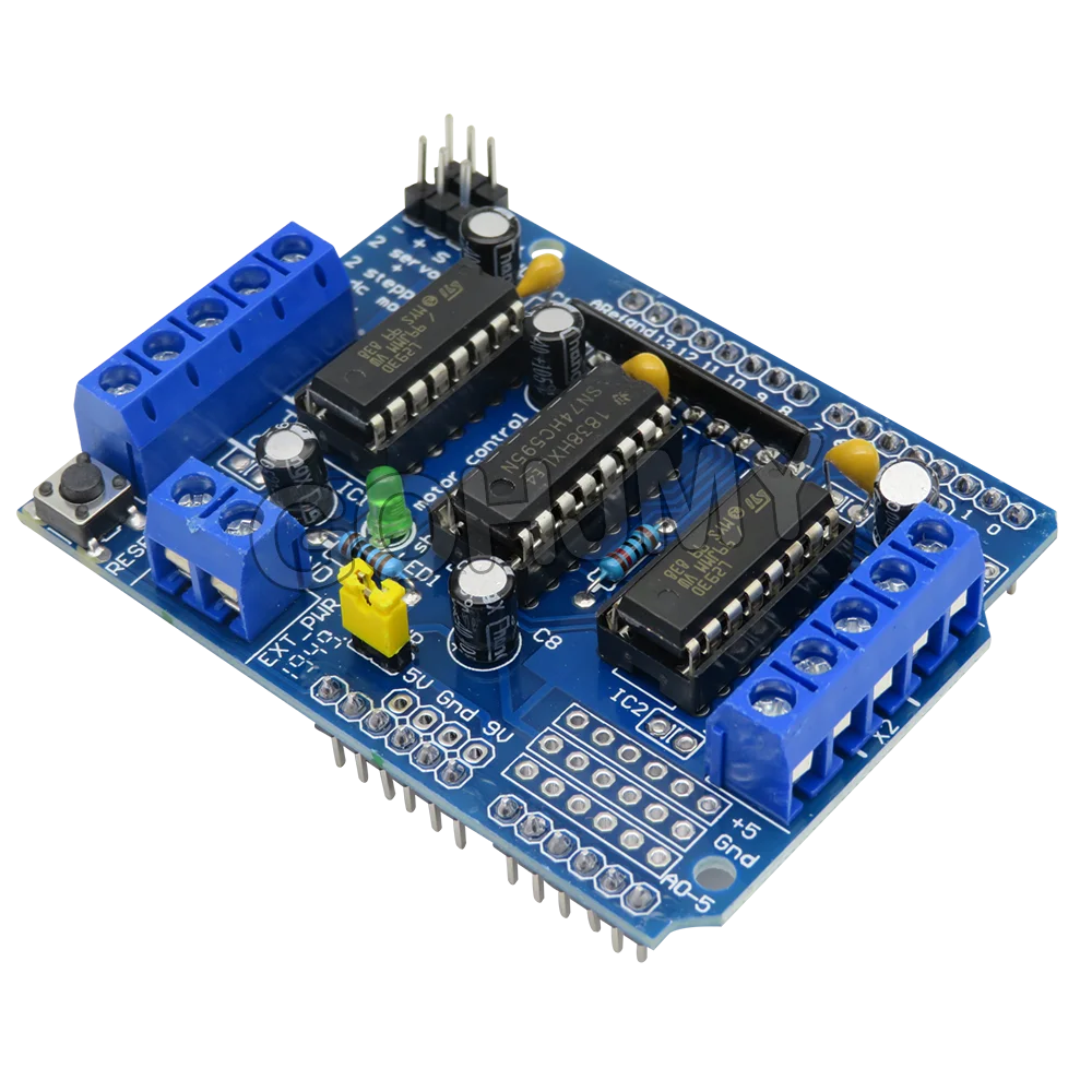 L293D Motor Drive Shield Dual For Arduino Duemilanove Module Motor Drive Expansion Board Motor Control Shield NEW