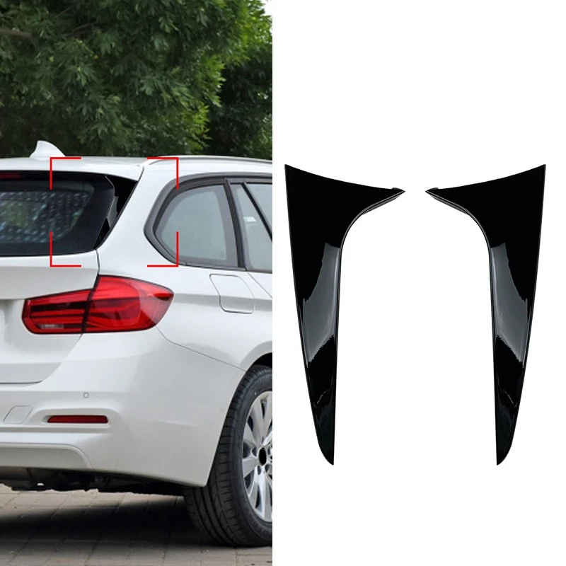 Kit Body Stiker Samping Spoiler Jendela Belakang untuk 3 Seri F31 2012-2018