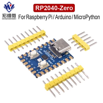 RP2040-Zero RP2040 pour microcontrôleur Raspberry Pi, Module de carte de développement PICO, processeur double cœur Cortex M0 +, Flash 2 mo