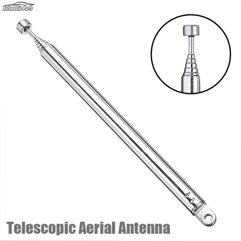 Rod Antenna 7 Section Replacement Telescopic Aerial Antenna TV Radio DAB AM/FM Universal Telescopic Aerial Antenna length 740mm