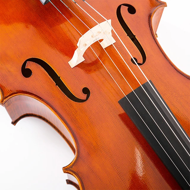 Professional 4/4 Full Size Beginner Acoustic Cello Premium Stringed Instrument With Case For School Practice Study Play