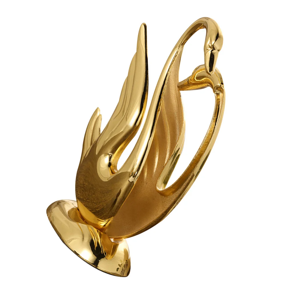 

1pc Swan Shape Tissue Holder Iron Napkin Rack Decorative Kitchen Bathroom Hotel Paper Towel Stand Modern Style