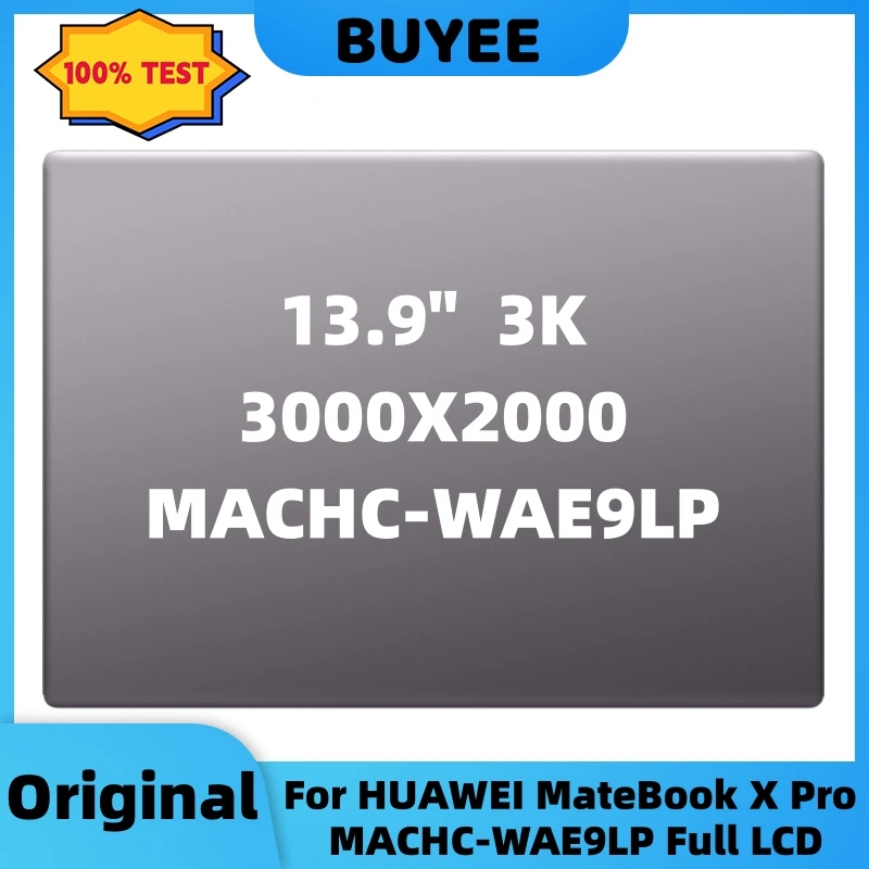 

13.9" Full LCD Original For HUAWEI MateBook X Pro MACHC-WAE9LP Laptop LCD Screen Display Replacement Complete Assembly 3K