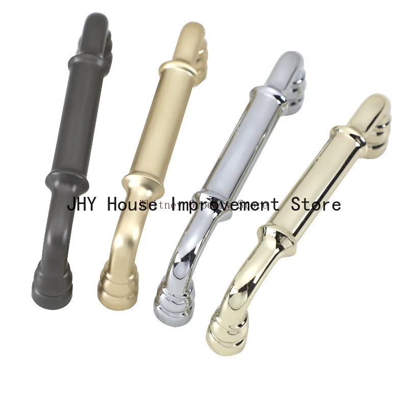 Solid Brass Cabinet Handle Sleek Furniture Hardware Kitchen Handle Dressers Wardrobe Cabinet Drawer Knobs Gold Handle