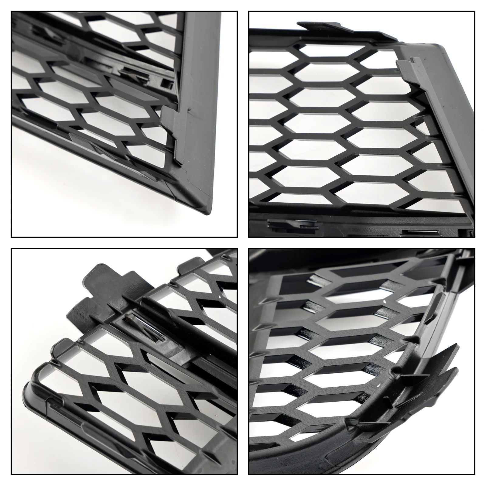 Areyourshop Front Fog Light Cover Bezel Grille Grill for AUDI A3 8V S-LINE 2017 2018 2019 8V3807681AE 8V3807682Q Sline